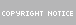 Copyright Notice